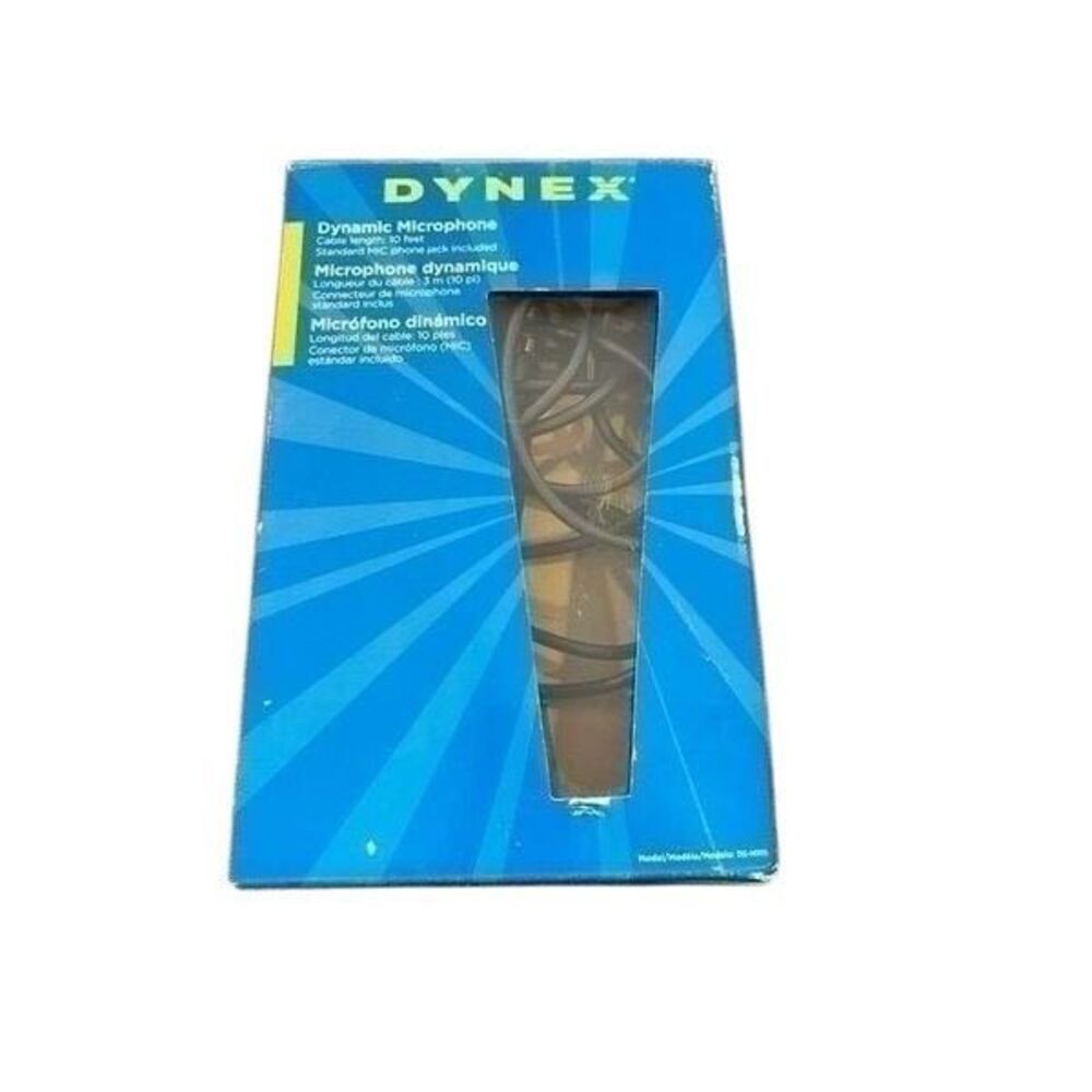 Dynex Dynamic Microphone w/Cord 10 feet